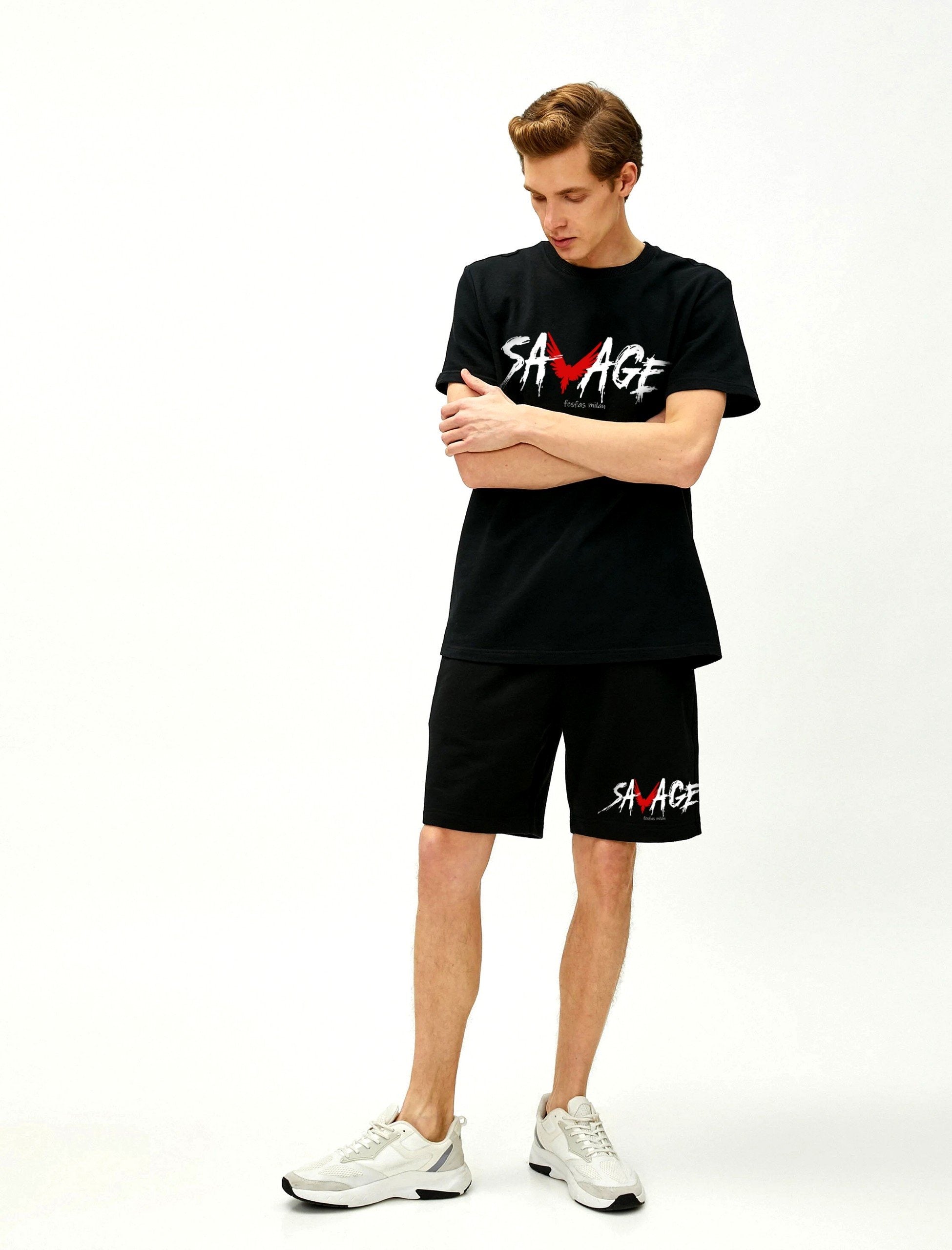 FesFas Drawstring Shorts | Black