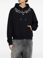 FesFas graphic-print Hoodie | Black