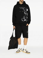 FesFas bear-print Hoodie | Black