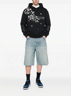 FesFas flower-print Hoodie | Black