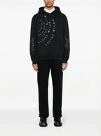 FesFas logo FesFas-print Hoodie | Black