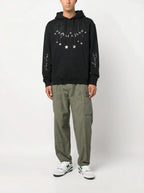 FesFas Sparkling Stars-print Hoodie | Black