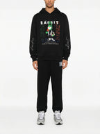 FesFas Rabbit-print Hoodie | Black | Unisex