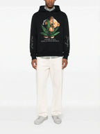 FesFas teddy bear high-print Hoodie | Black