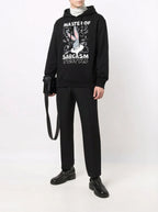 FesFas rabbit-print Hoodie | Black