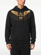 FesFas Eagle-print Hoodie | Black