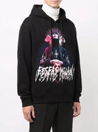 FesFas believer-print Hoodie | Black