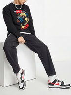 FesFas pug-print Sweatshirt | Black