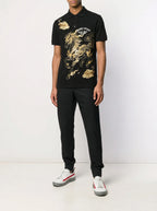 FesFas horse-print Polo Shirt | Black