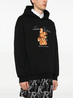 FesFas teddy bear-print Hoodie | Black