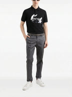 FesFas pigeons-print Polo Shirt