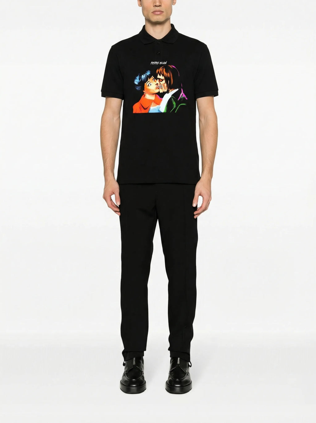 FesFas graphic-print Polo Shirt