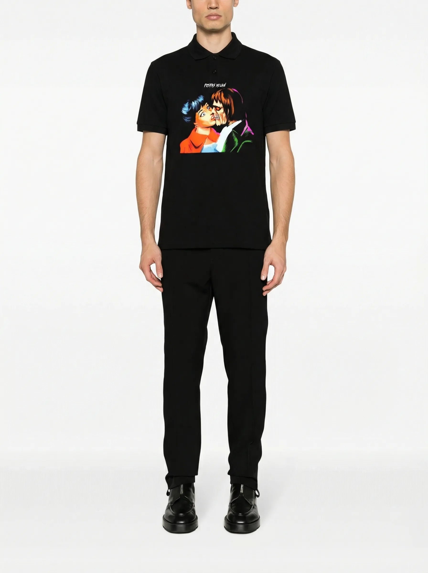 FesFas graphic-print Polo Shirt
