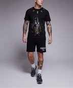 FesFas anubis-print T-shirt Set | Black