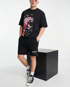 FesFas jaguar-print T-shirt | Black