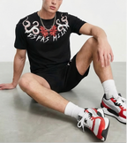 FesFas snake-print T-shirt Set | Black