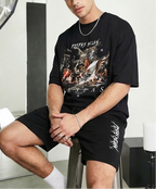 FesFas graphic-print T-shirt Set | Black