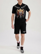 FesFas dragon-print Polo Set | Black