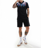 FesFas desert eagle-print Polo Set | Black
