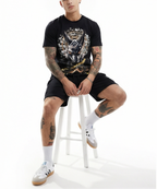 FesFas anubis-print T-shirt Set | Black