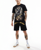 FesFas anubis-print T-shirt Set | Black