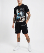 FesFas heaven guardian-print Polo Set | Black