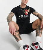FesFas flowers-print T-shirt Set | Black
