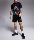 FesFas magic hands-print T-shirt Set | Black