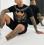 FesFas dragon-print T-shirt Set | Black