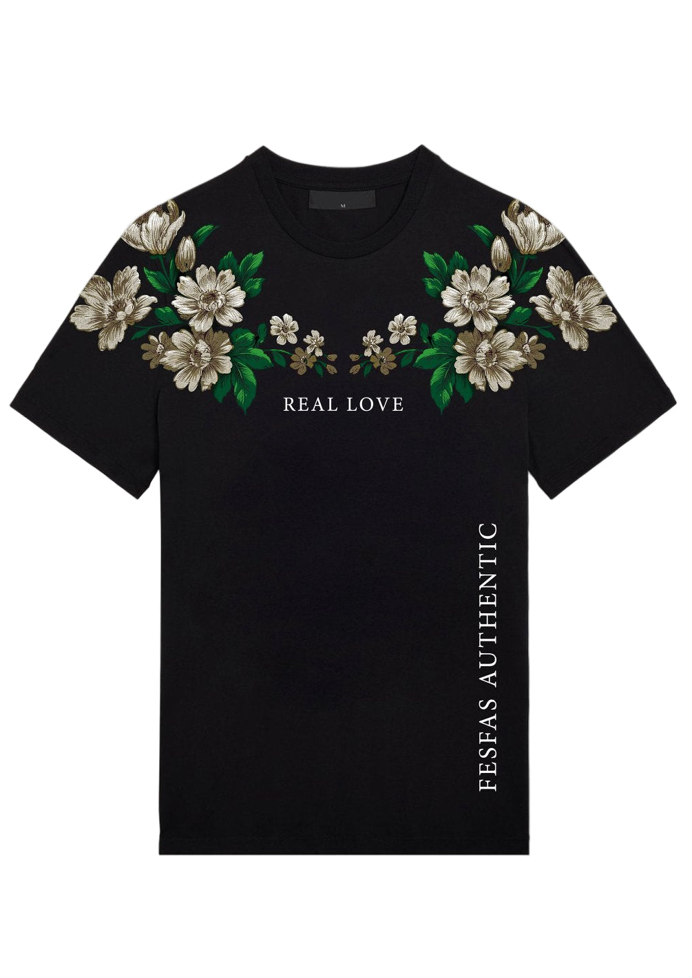 FesFas flowers-print T-shirt | Black | Men