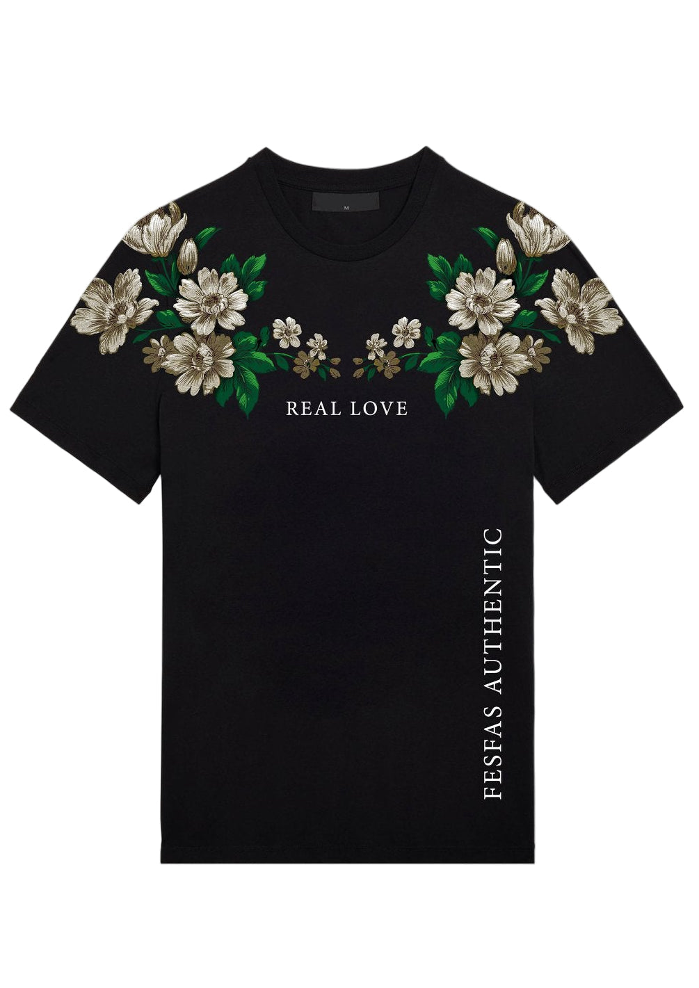 FesFas flowers-print T-shirt | Black | Men