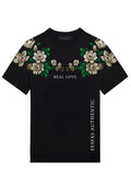 FesFas flowers-print T-shirt | Black | Men