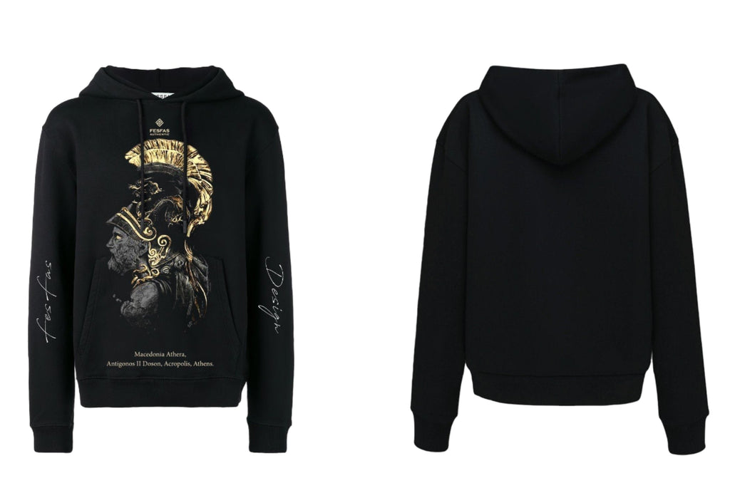 FesFas Athera-print Hoodie | Black