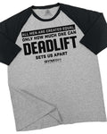 090. RAGLAN CREATED EQUAL DEADLIFT Funny Workout Gym T-Shirt for Men Hoodie, Sweatshirt | GrindPrints.com