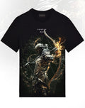 FesFas knight-print T-shirt | Black