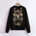 FesFas Baroque-print Sweatshirt | Black