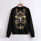 FesFas Baroque-print Sweatshirt | Black