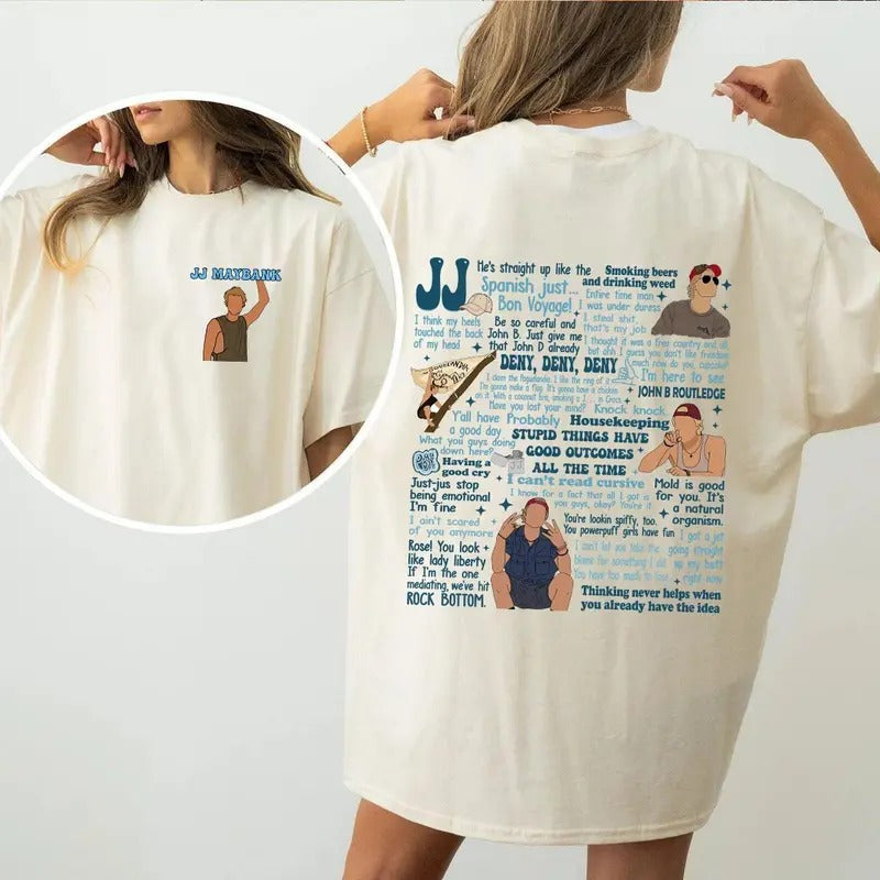 0uter Banks JJ Lines Ver2 T-Shirt Sweatshirt Hoodie, OBX P4L Shirt, Pogues Shirt | GrindPrints.com