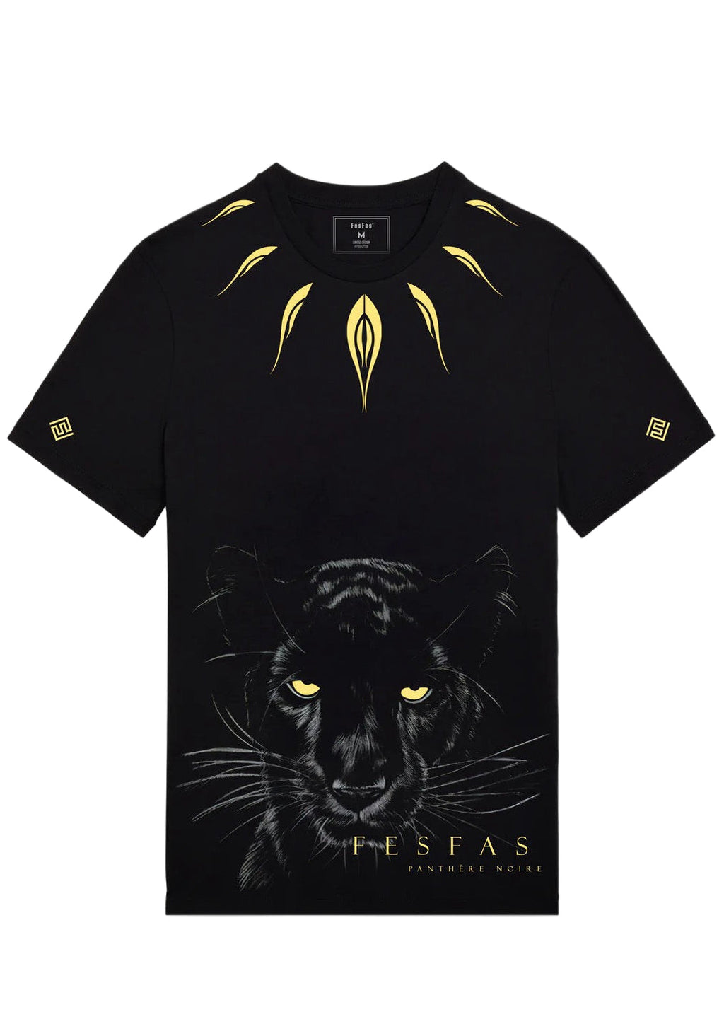 FesFas panther-print T-shirt | Black | Men