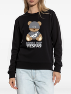 FesFas bear-print Sweatshirt | Black