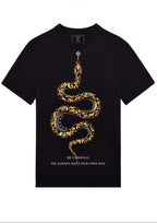 FesFas Snake-print T-shirt | Black | Men