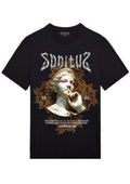 FesFas Aphrodite-print T-Shirt | Black