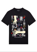 FesFas Poker-print T-shirt | Black