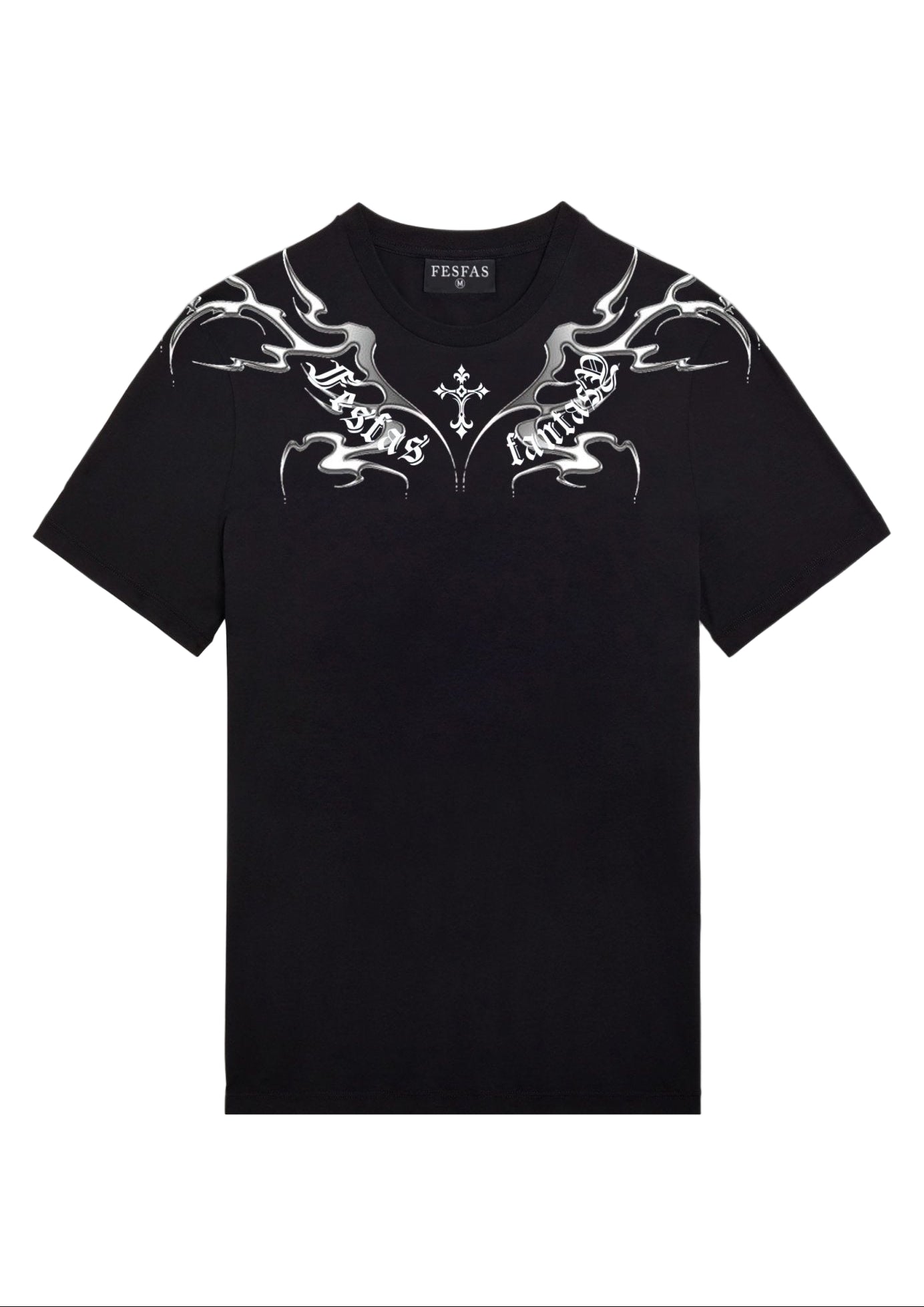 FesFas Tattoo-print T-shirt | Black