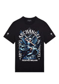 FesFas Angel-print T-shirt | Black