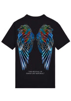 FesFas angel wings-print T-shirt | Black | Men