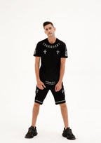 FesFas graphic-print T-shirt | Black | Men