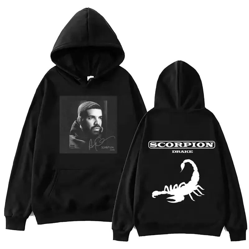 2 Sides Drake Scorpion Hoodie, Gift For Fan, Gift For Her, Gift For Him T-Shirts, Sweatshirt | GrindPrints.com
