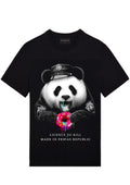 FesFas Panda-print T-shirt | Black