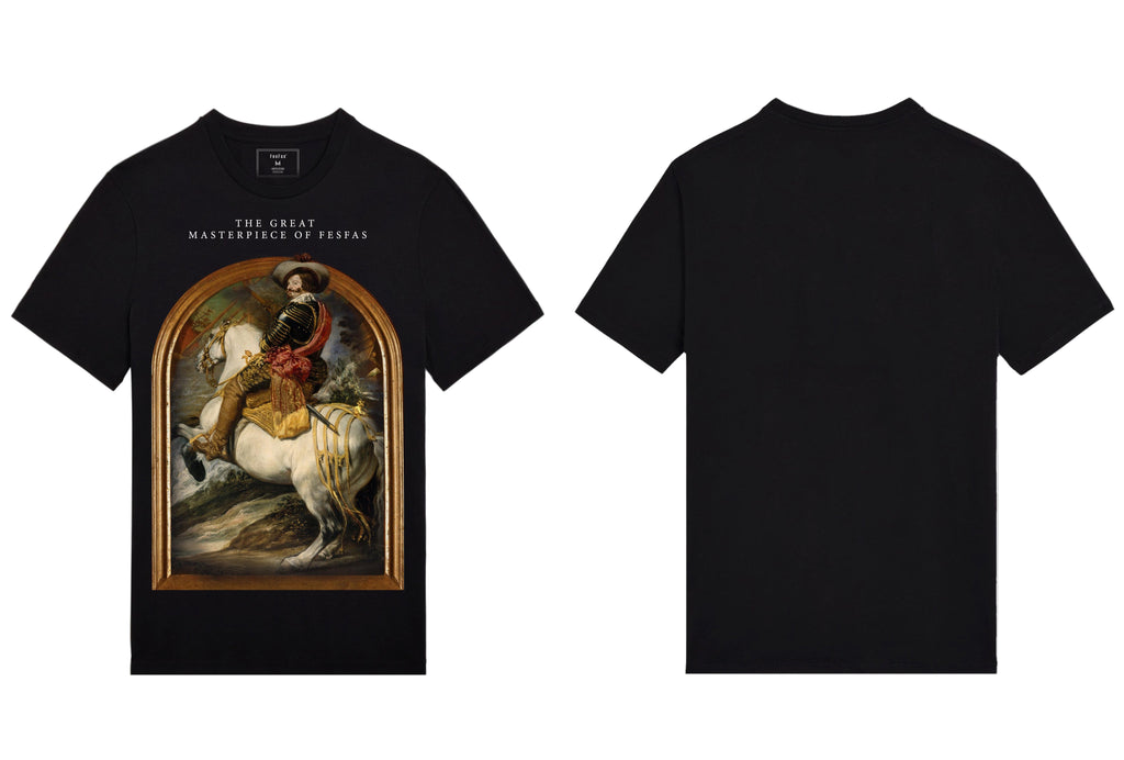 FesFas commander-print T-shirt | Black | Men